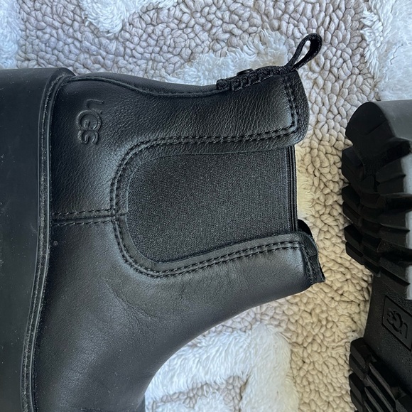 UGG Markstrum Chelsea Boots Black Size 7 - Picture 11 of 12